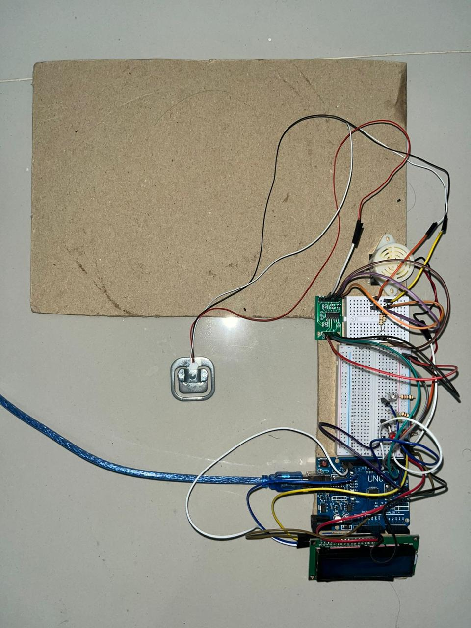 LPG Gas Mass Monitoring System